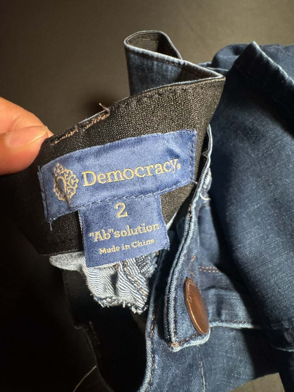 Democracy Ab Solution Bootcut Jeans Women's Size 4 - Picture 7 of 7